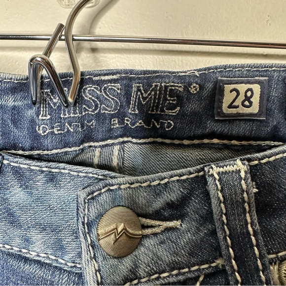 Y2K Miss Me Jeweled Studded Bootcut Jean - Picture 4 of 9